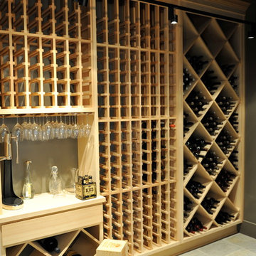 Contemporary Wine Cellar in Memphis, TN