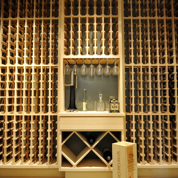 Contemporary Wine Cellar in Memphis, TN