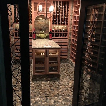 Contemporary Wine Room - St. Louis, MO