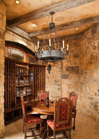 Traditional Wine Cellar by Studio 10 Interior Design