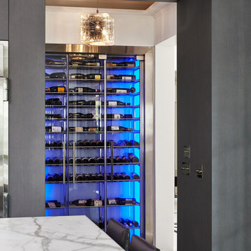 Custom-built wine fridge