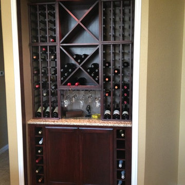 Custom Kitchen Wine Cabinet