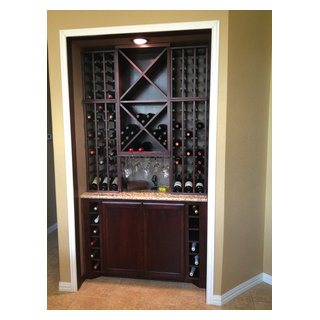 Custom wine cabinet makers shop