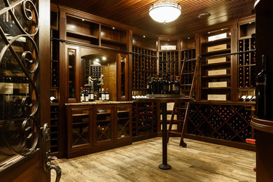 Example of a wine cellar design in Boston