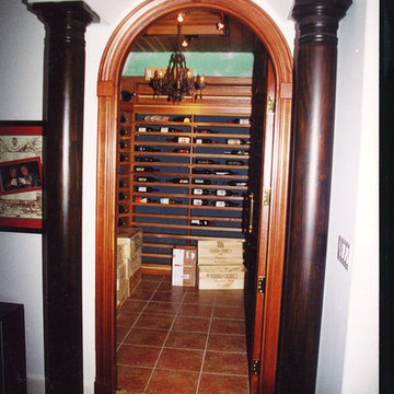 custom redwood wine cellars