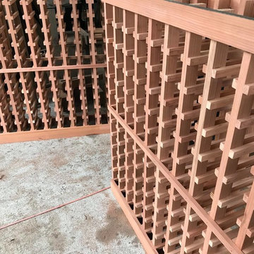 Custom Residential Wine Cellar Rack