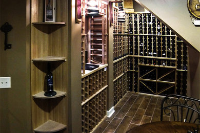 Custom Residential Wine Cellar with Tasting Space