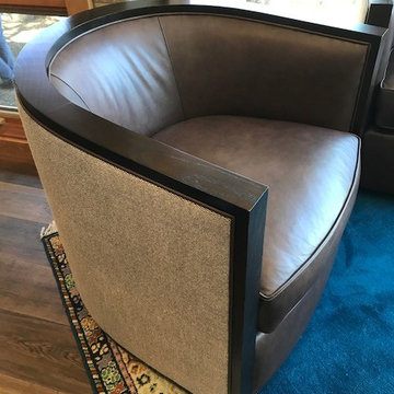 Custom swivel chair