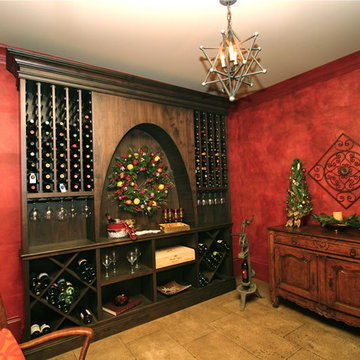 Custom Wine Cellar- Atlanta Christmas House 2007