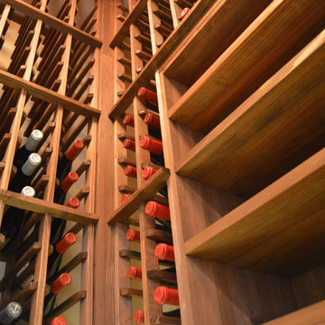 Custom Wine Cellar Design Newport Beach Orange County Rustic Modern Wine Room Ho