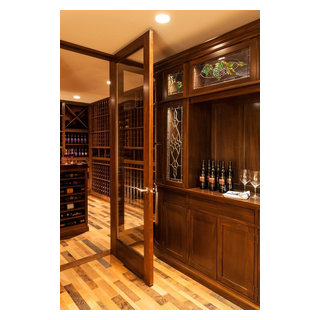 Custom Wine Cellar Door Boston Massachusetts Traditional Wine