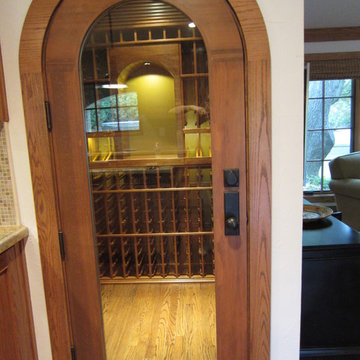 Custom Wine Cellar Door; Wine Closet Custom Wine Cellar