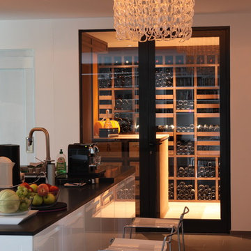 Custom Wine Cellar in Wenge - Luxembourg 2010