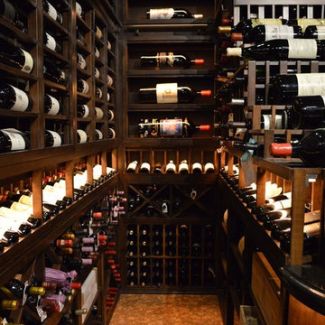Custom Wine Cellar Racks Enhance the Beauty of the Custom Wine Cellar in Florida