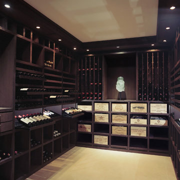 Custom Wine Cellar - Wenge Wood - 2200 Bottles