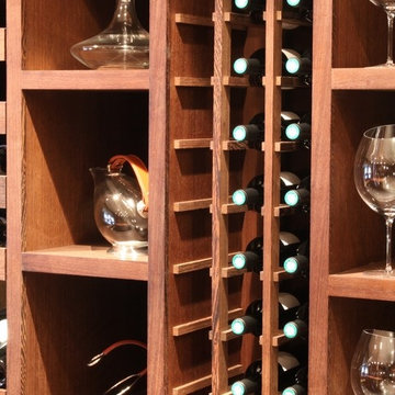 Custom Wine Cellar - Wenge Wood