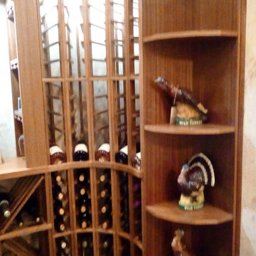 Custom Wine Racks Designed  for a Residential Wine Cellar in Virginia