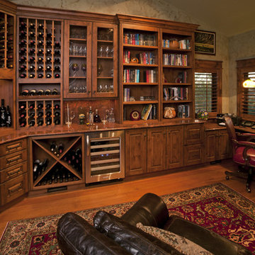Custom wine room
