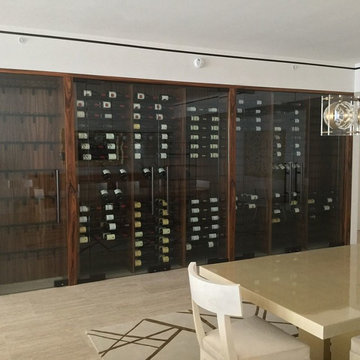 Custom Wine Room for Luxury Condo in North Miami Beach