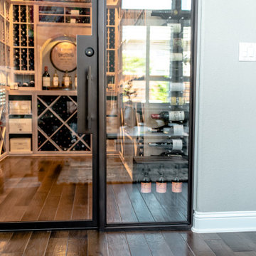 Dallas Contemporary Wine Cellar Completed by Wine Cellar Specialists