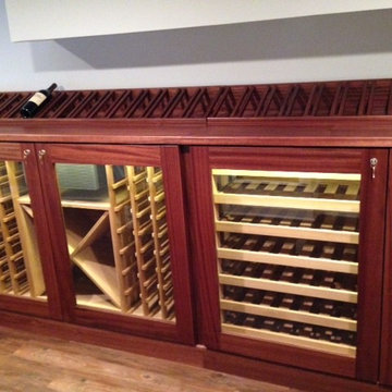 Darien, CT Wine Cellar Cabinet