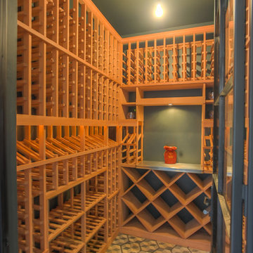 Desert Dwelling for Sports Enthusiasts | Wine Room