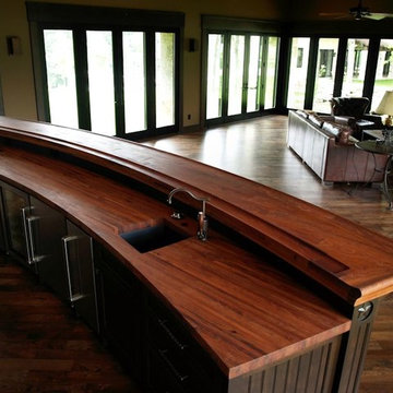 DeVos Woodworking Mesquite Bar Top in Texas