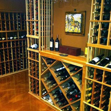 Diamond Bin and Wine Display CA Wine Racking - For Bulk Storage and Showcasing