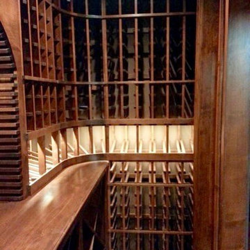 Display Row Georgia Home Wine Cellar