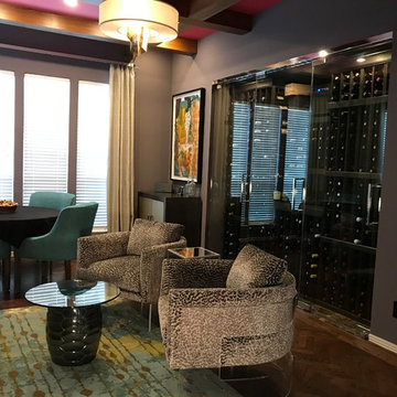 Elegant Wine and Game Room in Sugar Land, TX