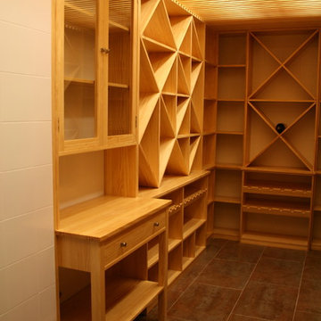 ESTANTERIAS PARA CAVA DE VINOS
