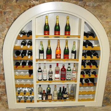 Fitted wine rack. Swindon village