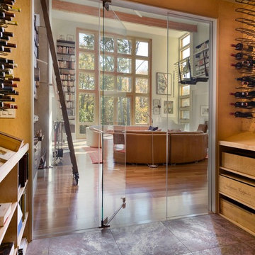 Frameless Wine Room Glass Doors