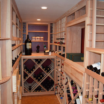 Residential Custom Wine Cellar Rack