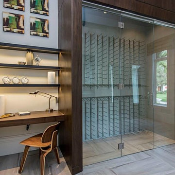 Glass Enclosed Wine Cellars