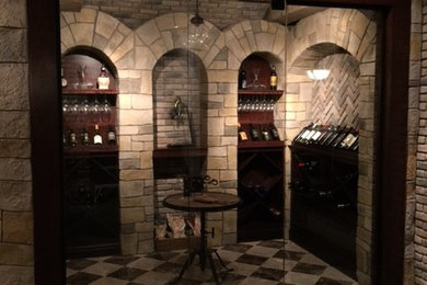 Glass for a Wine Room