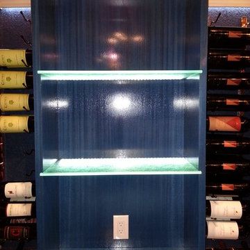 Glass shelving