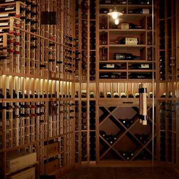 Glass Wall Wine Cellar