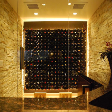 Glass Wine Cellar - Laguna Niguel, California