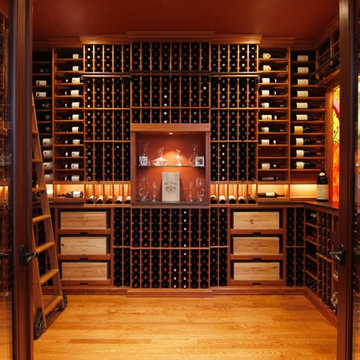 Glass Wine Cellar Mural