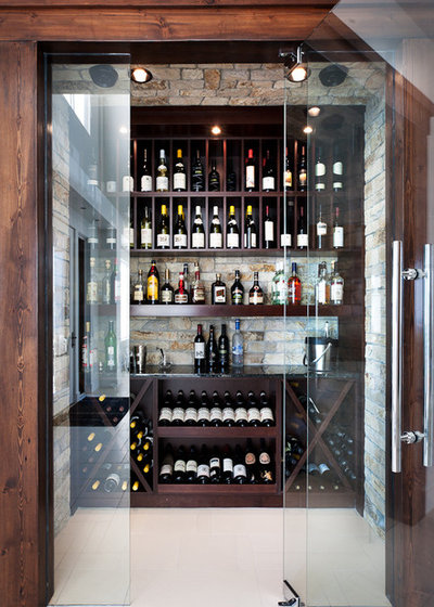 Contemporary Wine Cellar by Norelco Cabinets Ltd
