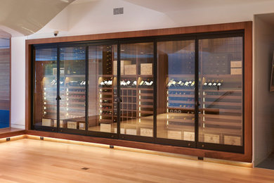 Minimalist wine cellar photo in New York