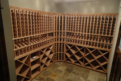 Elegant wine cellar photo in Minneapolis