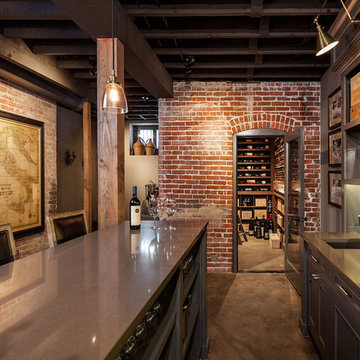 Henry Hahn House - wine cellar and bar
