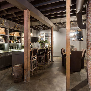 Henry Hahn House - wine cellar and bar
