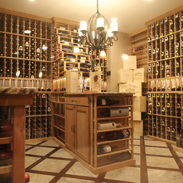 Hinsdale Basement, Wine Cellar and Powder Room Remodel