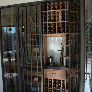 Huntington Beach Newport Beach California Orange County House Custom Wine Cellar
