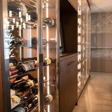 Innovative Apartment Wine Cellar, Monia Basso Architects