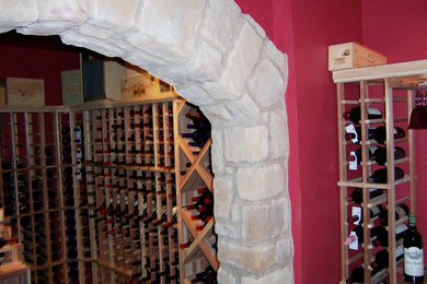 Wine cellar - traditional wine cellar idea in St Louis