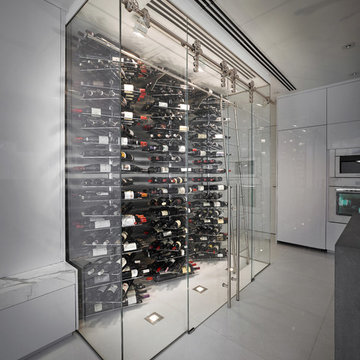 Key Biscayne Modern Wine Cellar